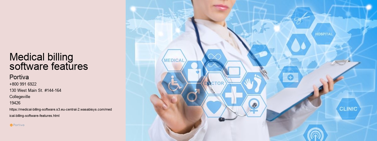 medical billing software features