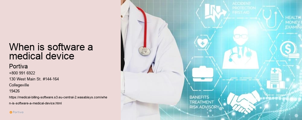 when is software a medical device